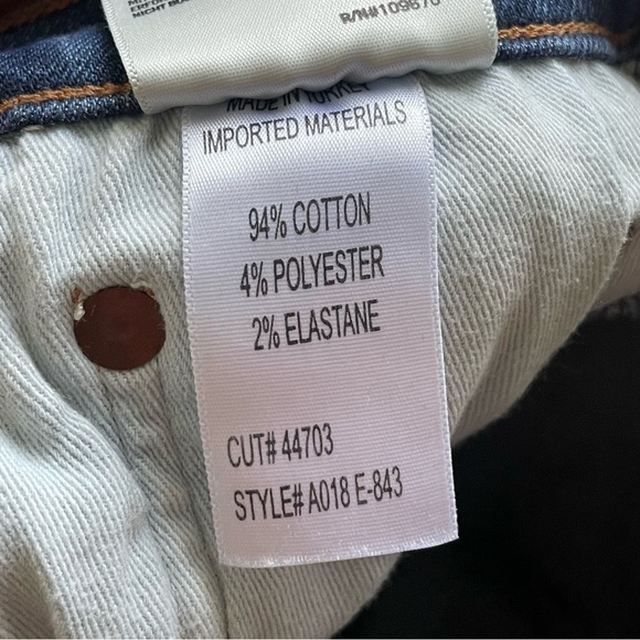 AGOLDE Women’s Sophie High Rise Skinny Distressed Ankle Crop Denim Jeans 25 - Picture 10 of 15